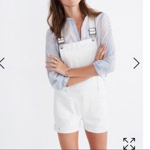 Madewell super cute overall shorts